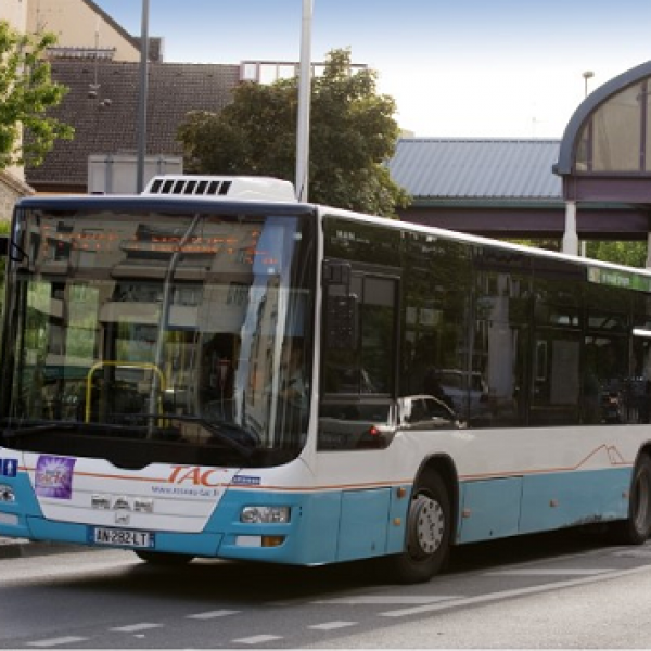 Un bus d'Annemasse en mobility